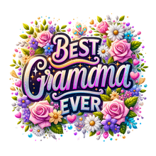 Load image into Gallery viewer, Best Gramama Ever Shirt | Mothers Day Floral DTF Print