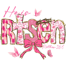 Load image into Gallery viewer, He is Risen Pink Tee