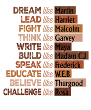 Load image into Gallery viewer, Dream Like Martin Lead Like Harriet T-Shirt - Black History Empowerment