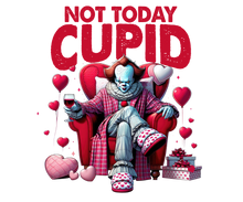 Load image into Gallery viewer, Not Today Cupid - Pennywise Horror Valentine's Shirt