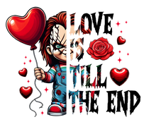Load image into Gallery viewer, Love is Till The End - Chucky Horror Valentine's Shirt