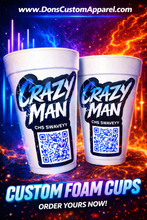 Load image into Gallery viewer, Custom Foam Cups
