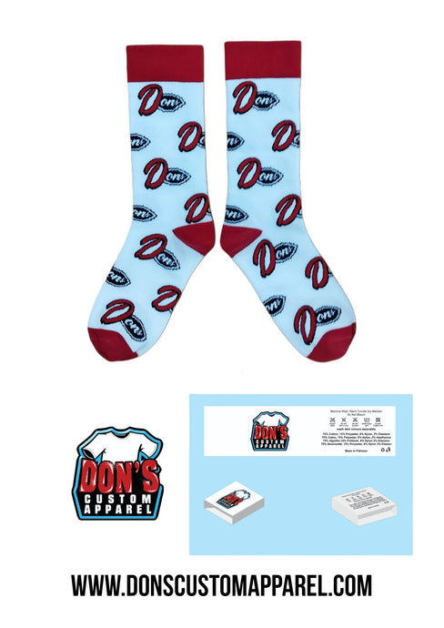 Don’s Stamp Logo Socks - Dons Custom Apparel