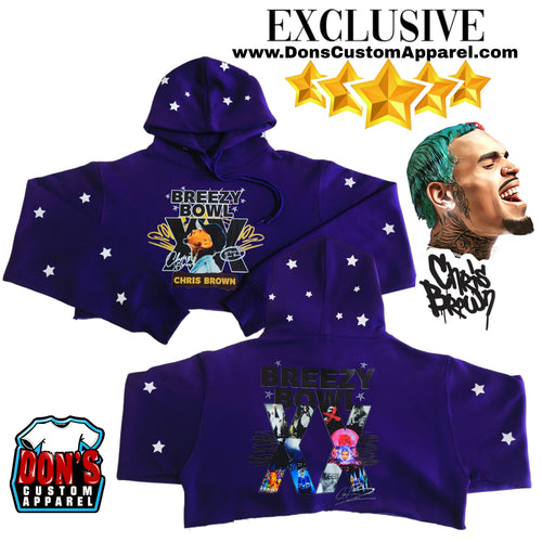 Exclusive Breezy Bowl Crop Top Hoodie – Adult Size Small (1 of 1)
