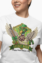 Load image into Gallery viewer, Lucky Buck - St. Patrick's Day Duck Hunting T-Shirt