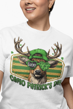 Load image into Gallery viewer, Lucky Stripes - St. Patrick's Day Deer T-Shirt
