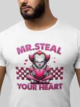 Load image into Gallery viewer, Mr. Steal Your Heart - Pennywise Horror Valentine's Shirt