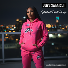 Load image into Gallery viewer, Don's Splashed Logo Sweatsuit - Female Version 2