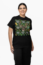 Load image into Gallery viewer, Green Beer &amp; Lucky Charms - Multi-Heart St. Patrick's Day Deer T-Shirt