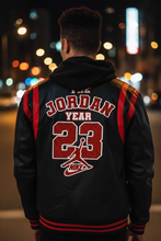 Load image into Gallery viewer, Jordan Varsity Jacket Back