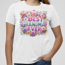 Load image into Gallery viewer, Best Grandma Ever Shirt | Mothers Day Floral DTF Print