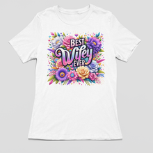 Load image into Gallery viewer, Best Wifey Ever Shirt | Mother's Day Floral DTF Print