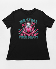 Load image into Gallery viewer, Mr. Steal Your Heart - Michael Myers Horror Valentine's Shirt