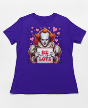 Load image into Gallery viewer, Be My Love - Pennywise Mugshot Horror Valentine's Shirt