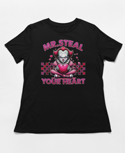 Load image into Gallery viewer, Mr. Steal Your Heart - Pennywise Horror Valentine's Shirt