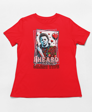 Load image into Gallery viewer, I Heard You Like The Silent Type - Michael Myers Card Style Valentine's Shirt