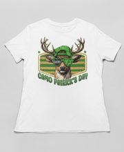 Load image into Gallery viewer, Lucky Stripes - St. Patrick's Day Deer T-Shirt