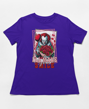 Load image into Gallery viewer, I'll Make You Smile - Pennywise Card Style Valentine's Shirt