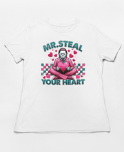 Load image into Gallery viewer, Mr. Steal Your Heart - Michael Myers Horror Valentine's Shirt