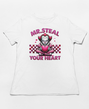 Load image into Gallery viewer, Mr. Steal Your Heart - Pennywise Horror Valentine's Shirt