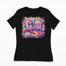 Load image into Gallery viewer, #1 Mom Shirt | Mothers Day Floral DTF Print