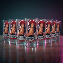 Load image into Gallery viewer, Multiple personalized shot glasses - premium ad photography