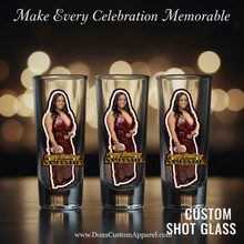 Load image into Gallery viewer, Samantha birthday shot glass ad - new
