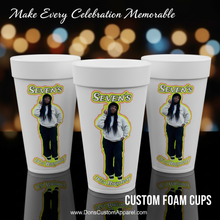 Load image into Gallery viewer, Seven's 18th Birthday foam cups - proper placement