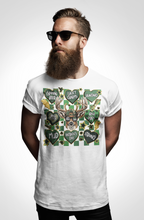 Load image into Gallery viewer, Green Beer &amp; Lucky Charms - Multi-Heart St. Patrick's Day Deer T-Shirt