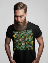Load image into Gallery viewer, Green Beer &amp; Lucky Charms - Multi-Heart St. Patrick's Day Deer T-Shirt