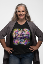 Load image into Gallery viewer, Best Gramama Ever Shirt | Mothers Day Floral DTF Print