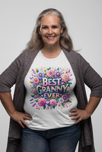 Load image into Gallery viewer, Best Granny Ever Shirt | Mothers Day Floral DTF Print