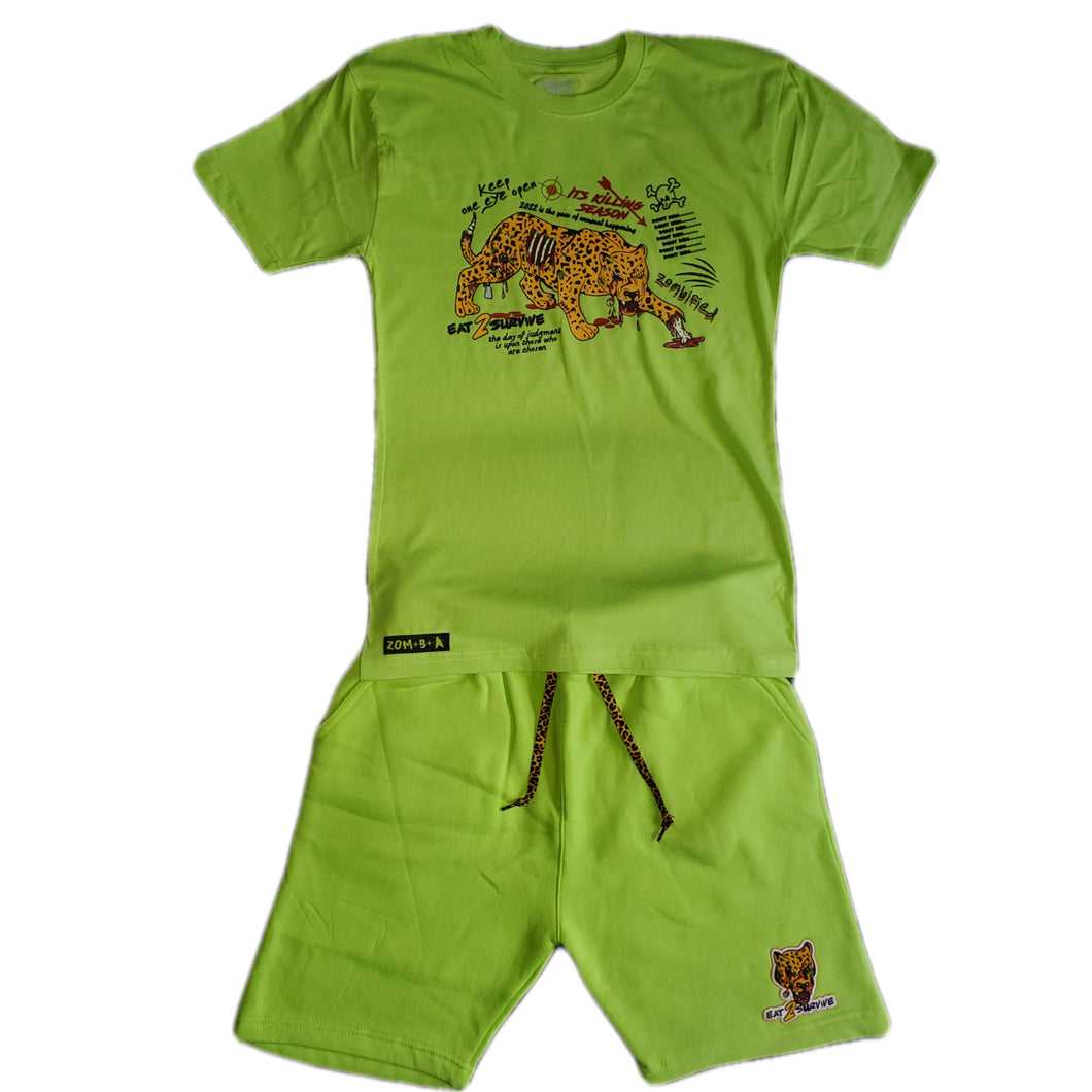 Mens Eat 2 Survive Short Set - Dons Custom Apparel