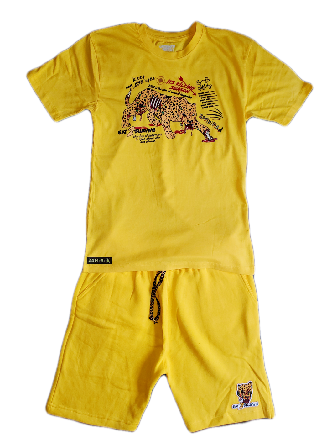 Mens Eat 2 Survive Short Set - Dons Custom Apparel