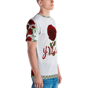 Y.v.G.B Rose Men's T-shirt by Don's Custom Apparel - Dons Custom Apparel