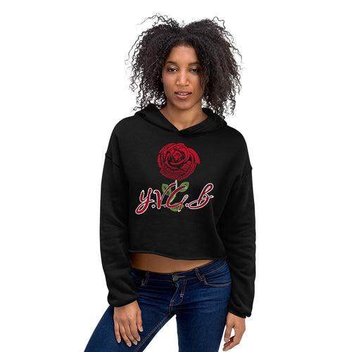Y.v.G.B Crop Hoodie by Don's Custom Apparel - Dons Custom Apparel
