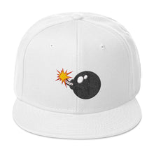 Load image into Gallery viewer, DCA Bomb Logo Snapback Hat by Don&#39;s Custom Apparel - Dons Custom Apparel