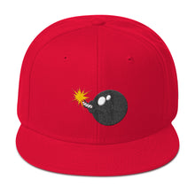Load image into Gallery viewer, DCA Bomb Logo Snapback Hat by Don&#39;s Custom Apparel - Dons Custom Apparel