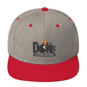 DCA Lit Bomb Snapback Hat by Don's Custom Apparel - Dons Custom Apparel