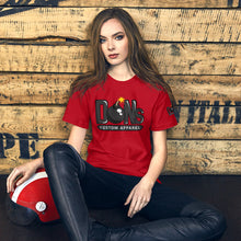 Load image into Gallery viewer, DCA Lit Bomb Logo Tee   (Short-Sleeve Unisex T-Shirt) - Dons Custom Apparel